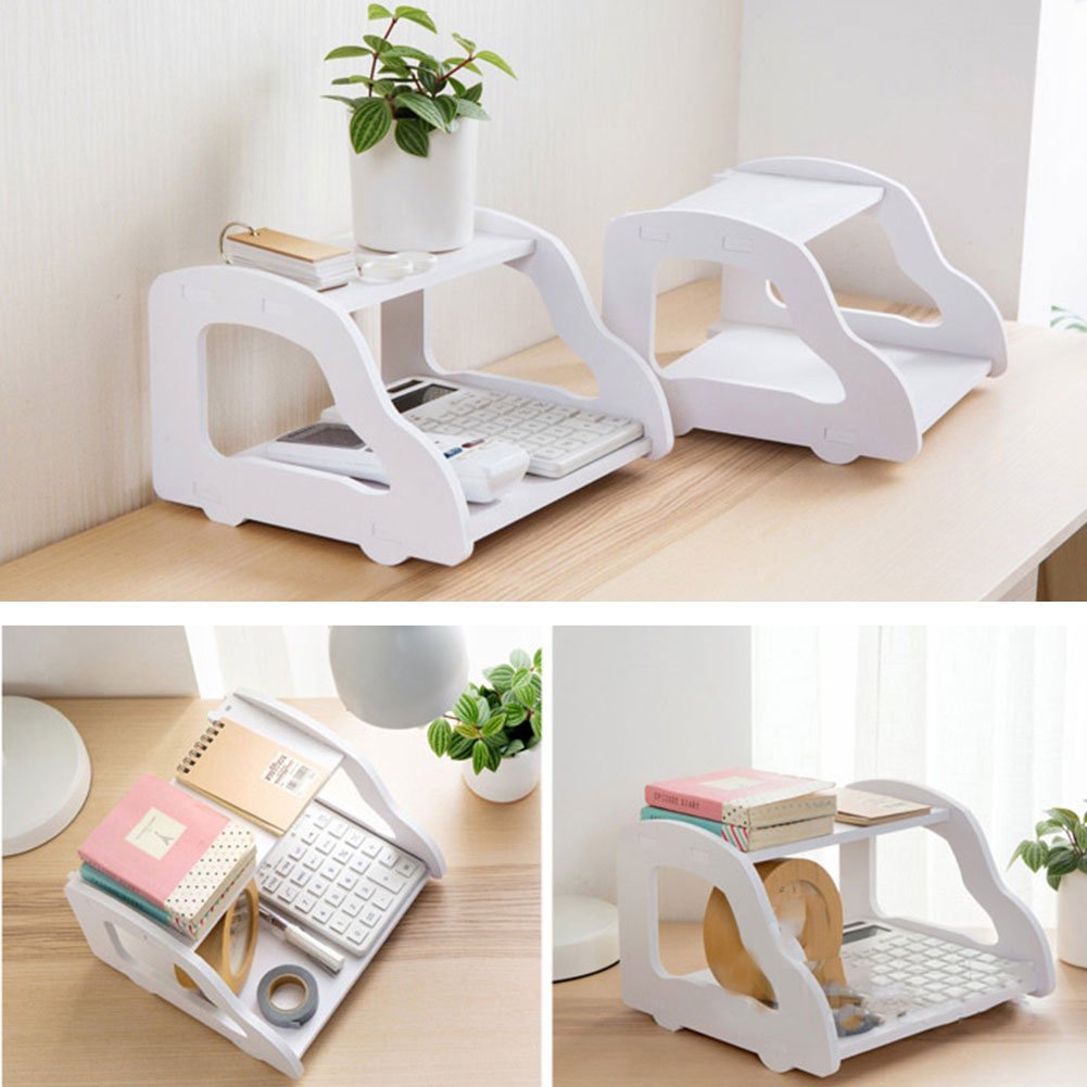 Wifi Router Stand Shelf Double Layer Wall Mounted Shelf Home decorator